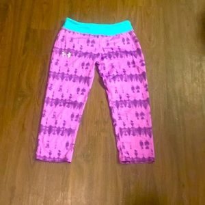 Purple underarmor large leggings